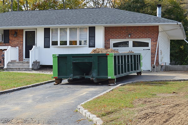 the cost of renting a residential dumpster for a week varies depending on the size and location